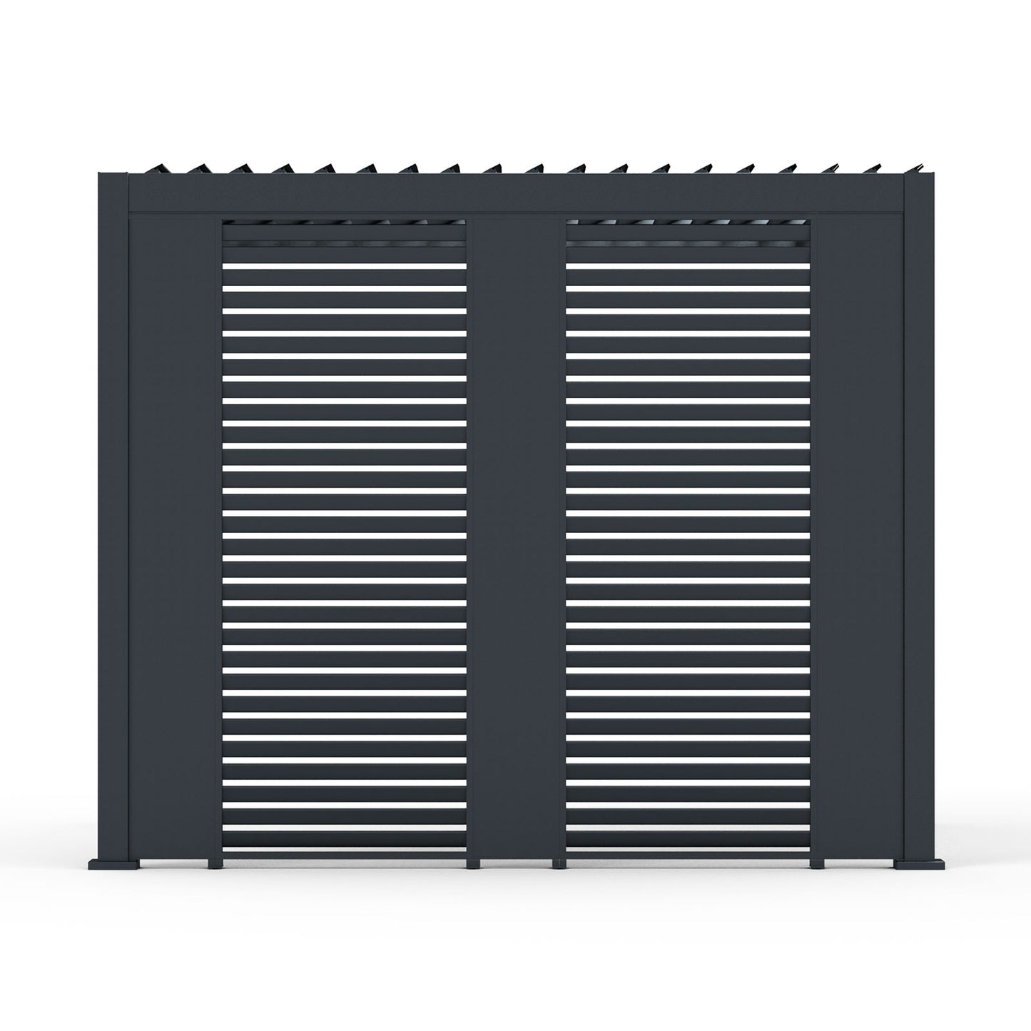 31cm Titan Aluminium Pergola Solid Side Wall Panel