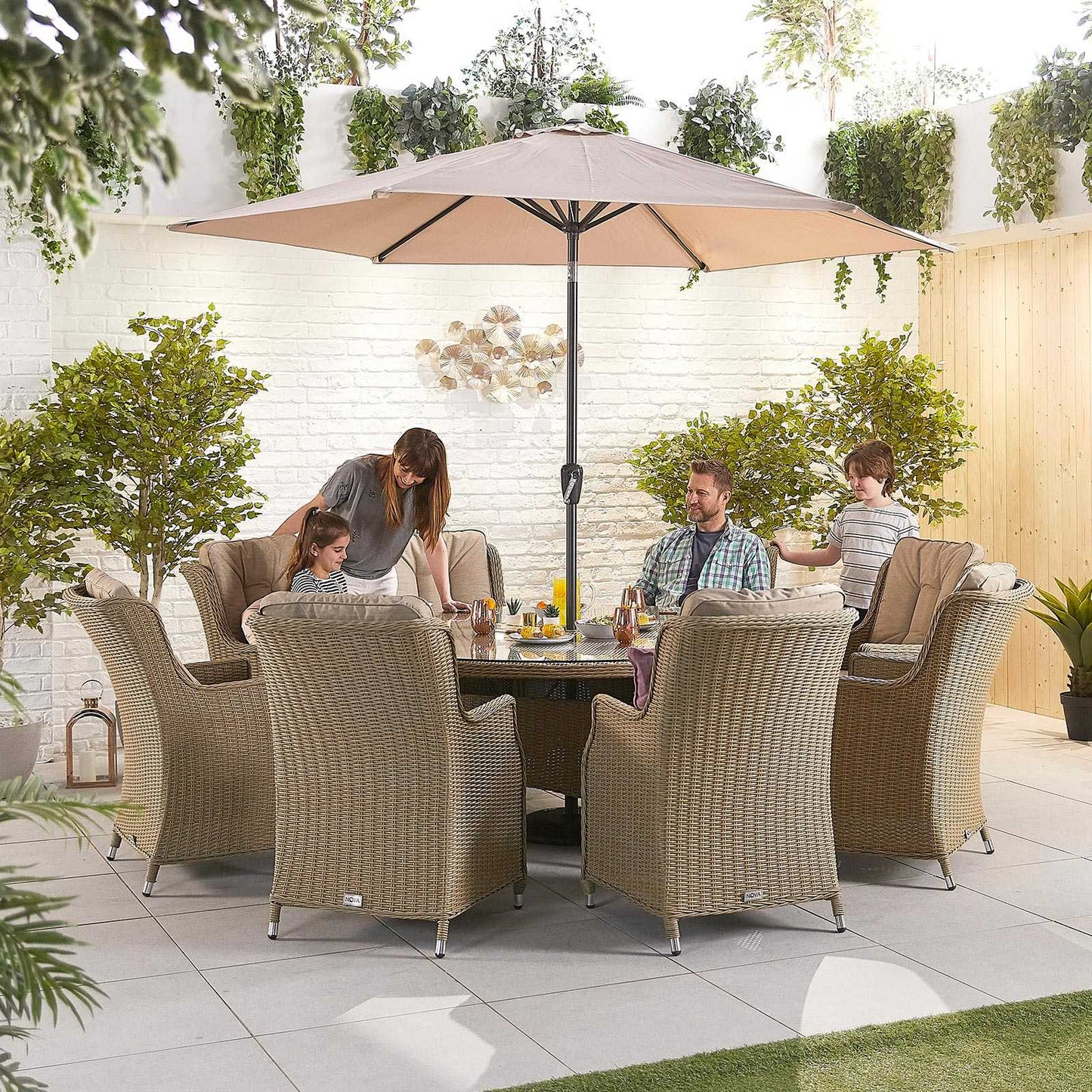 Thalia 8 Seat Dining Set