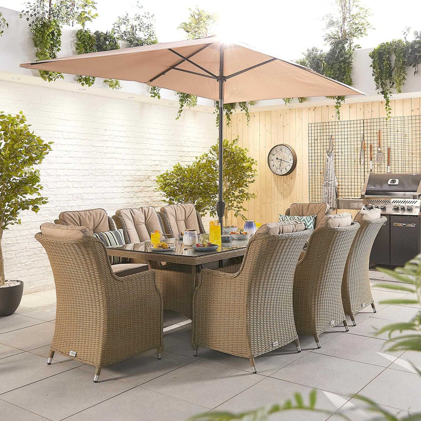 Thalia 8 Seat Dining Set