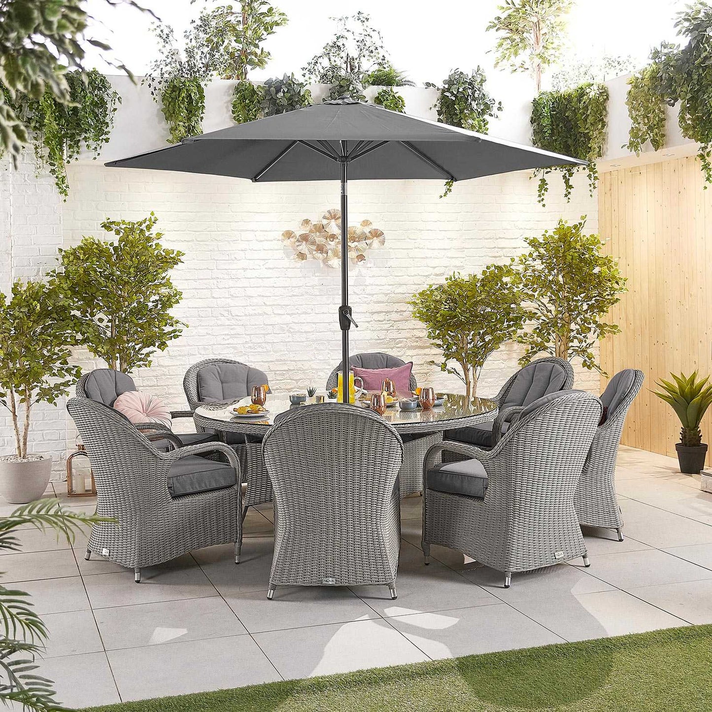Leanna 8 Seat Dining Set