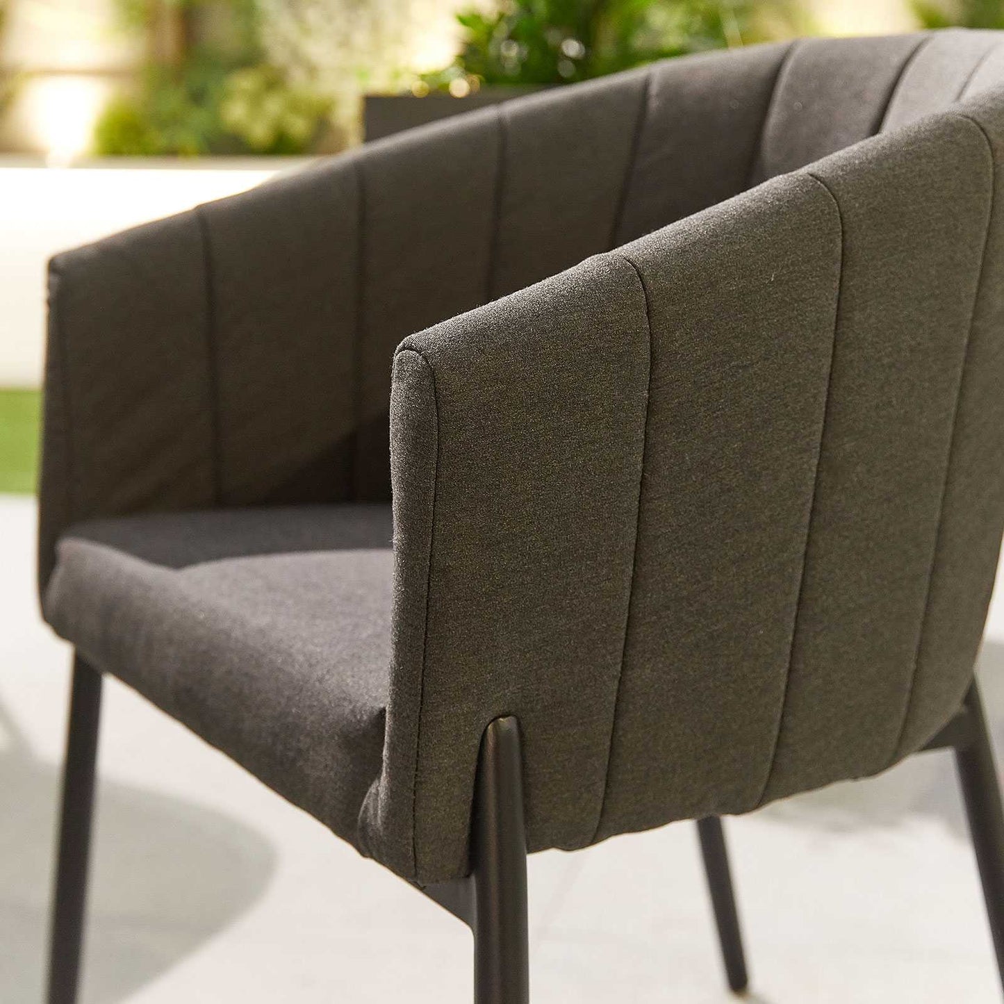 Edge Fabric 8 Seat Dining Set