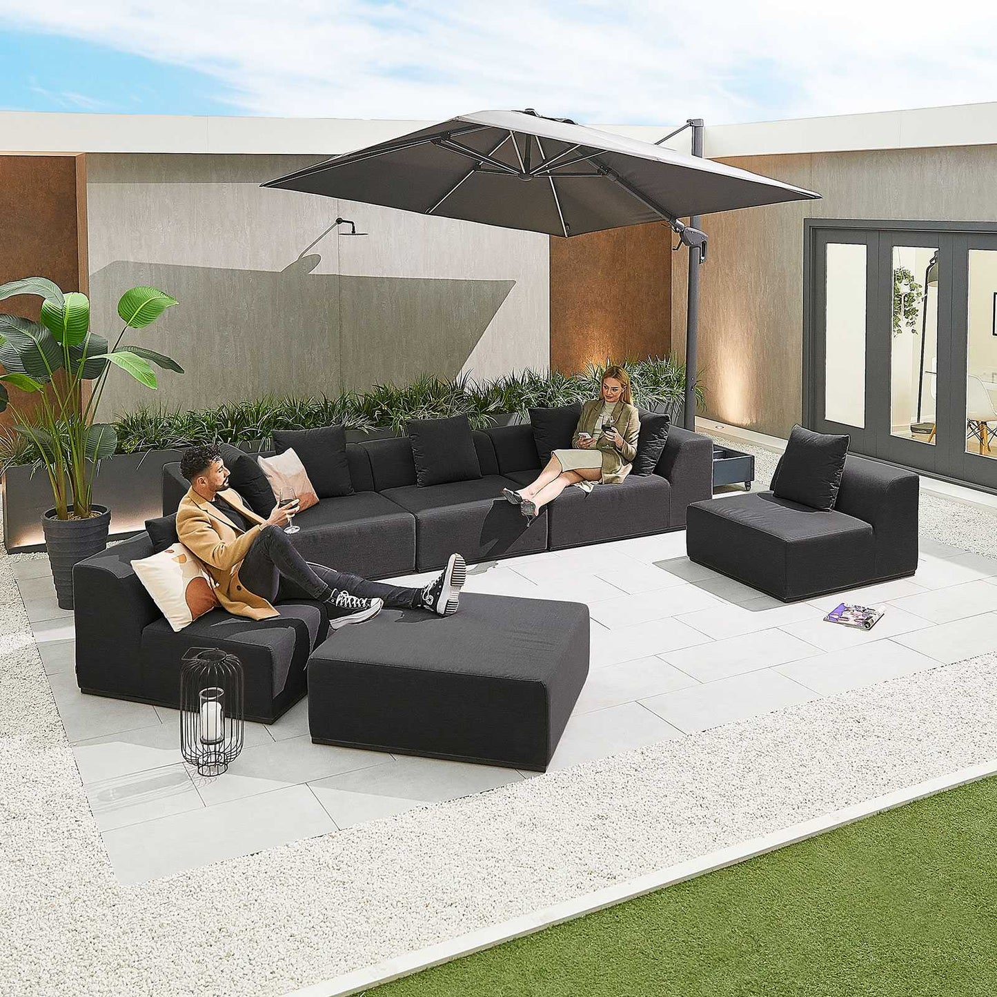 Buddha Outdoor Fabric Sofa Set