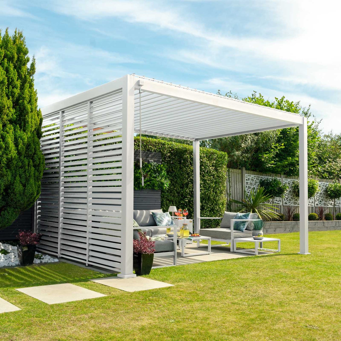 Titan Aluminium Square Pergola