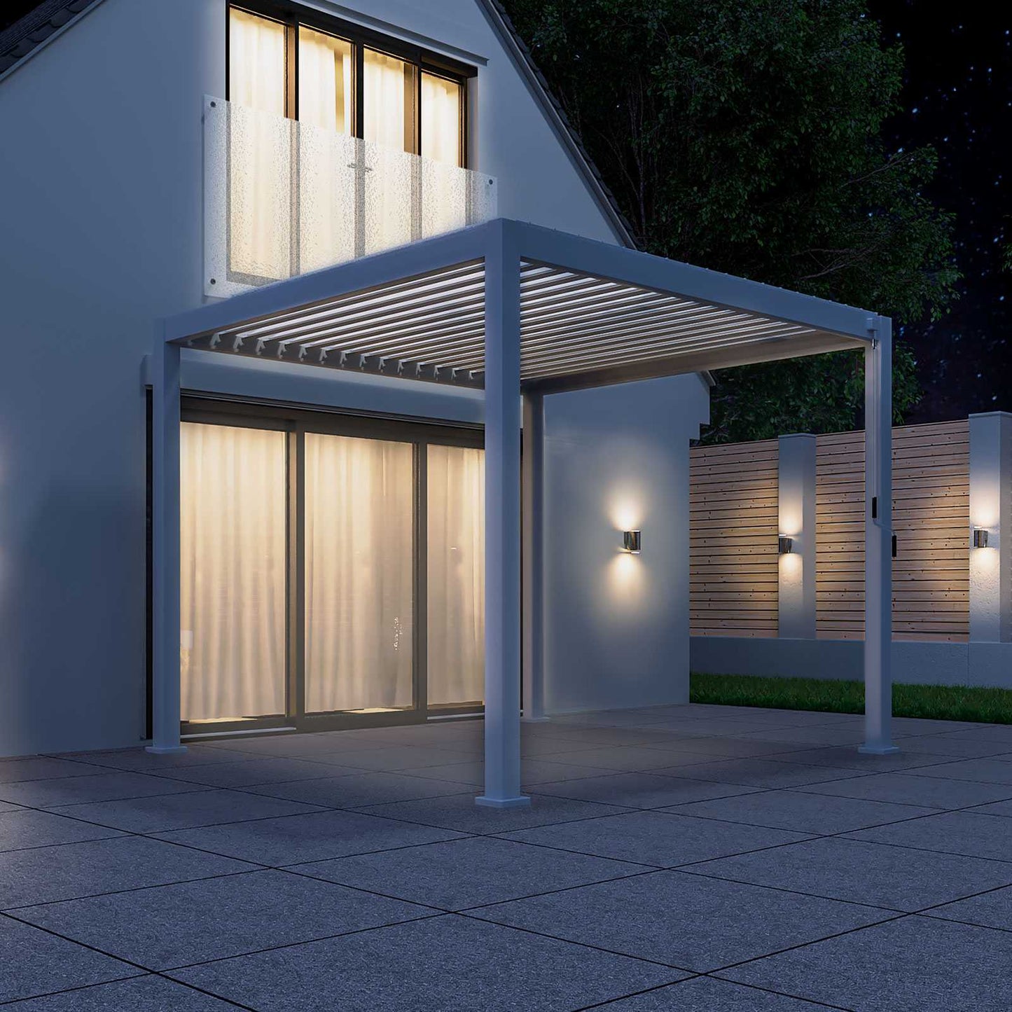 Titan Aluminium Square Pergola