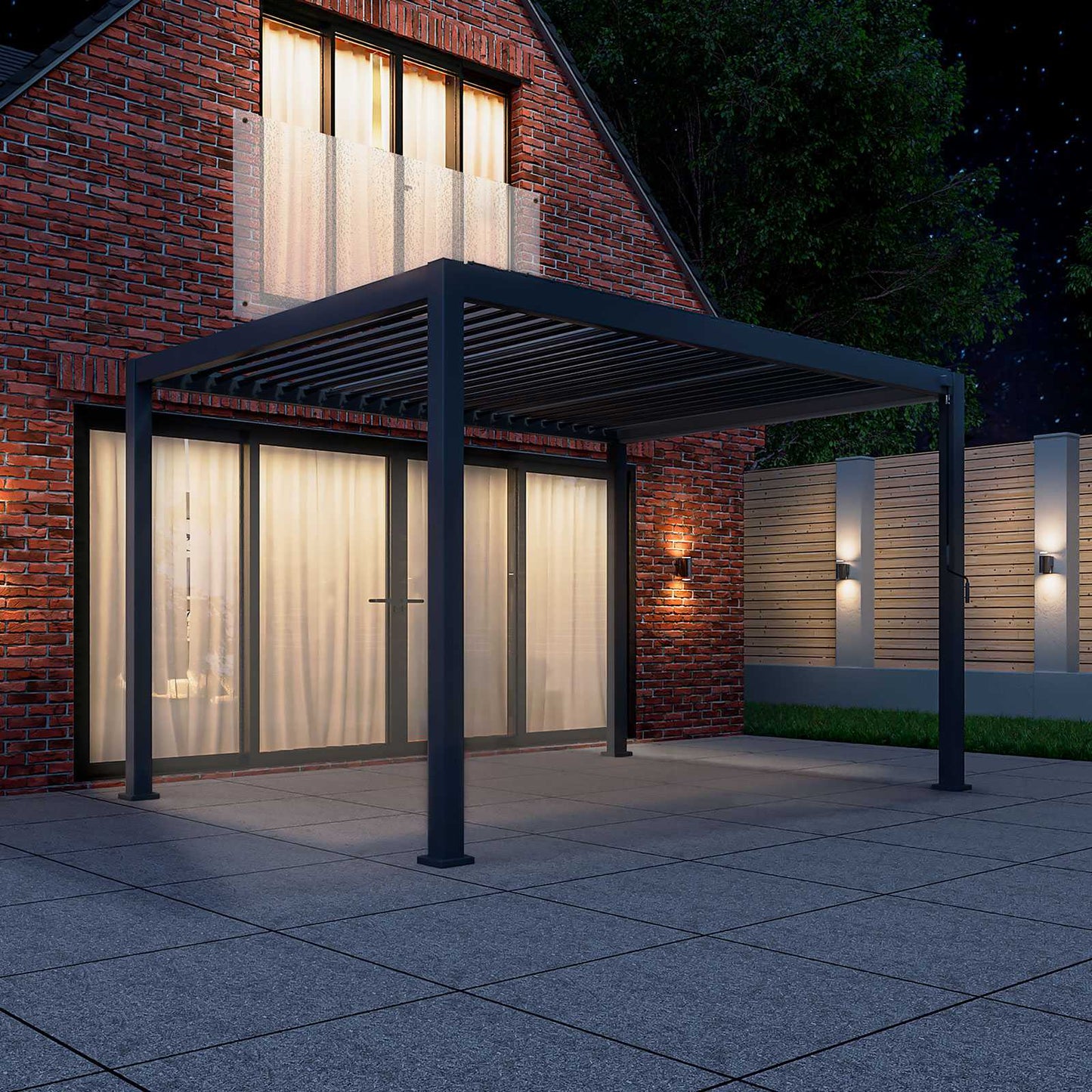 Titan Aluminium Rectangular Pergola