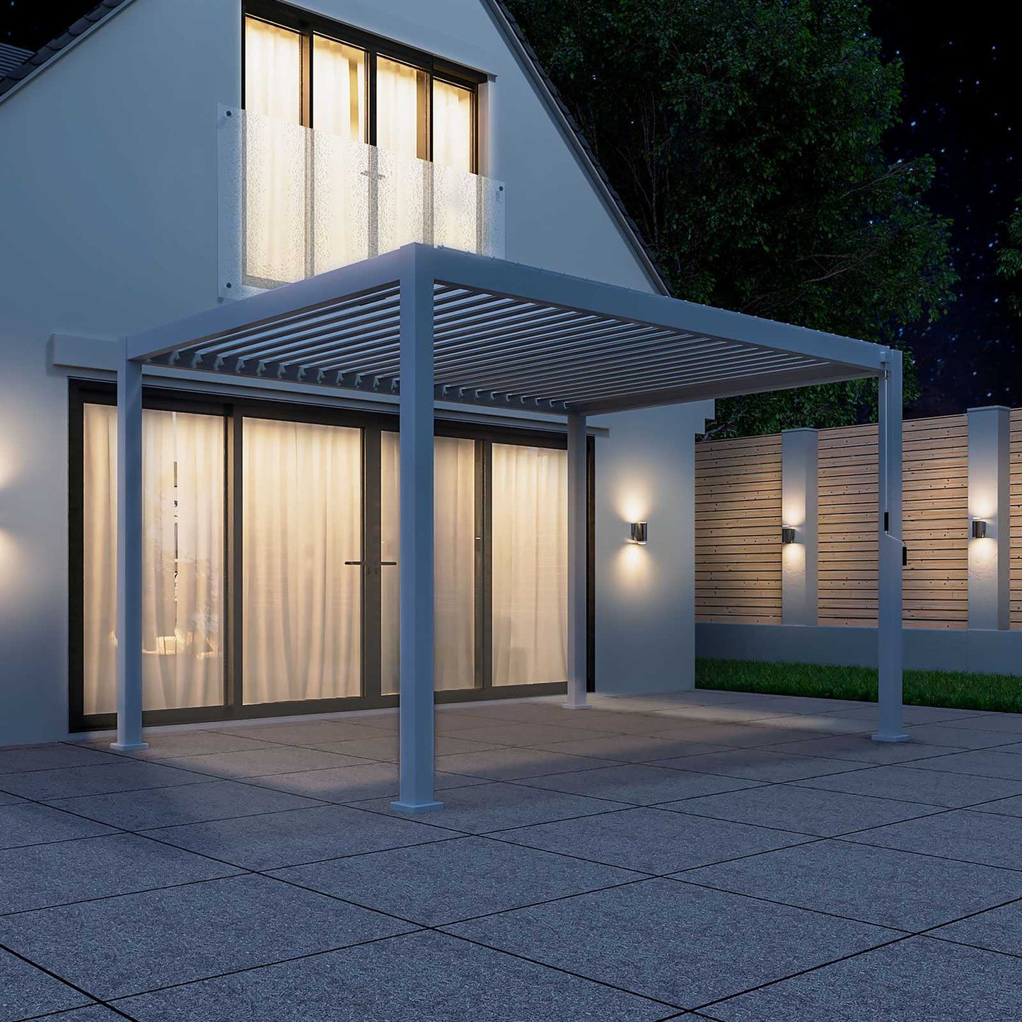 Titan Aluminium Rectangular Pergola
