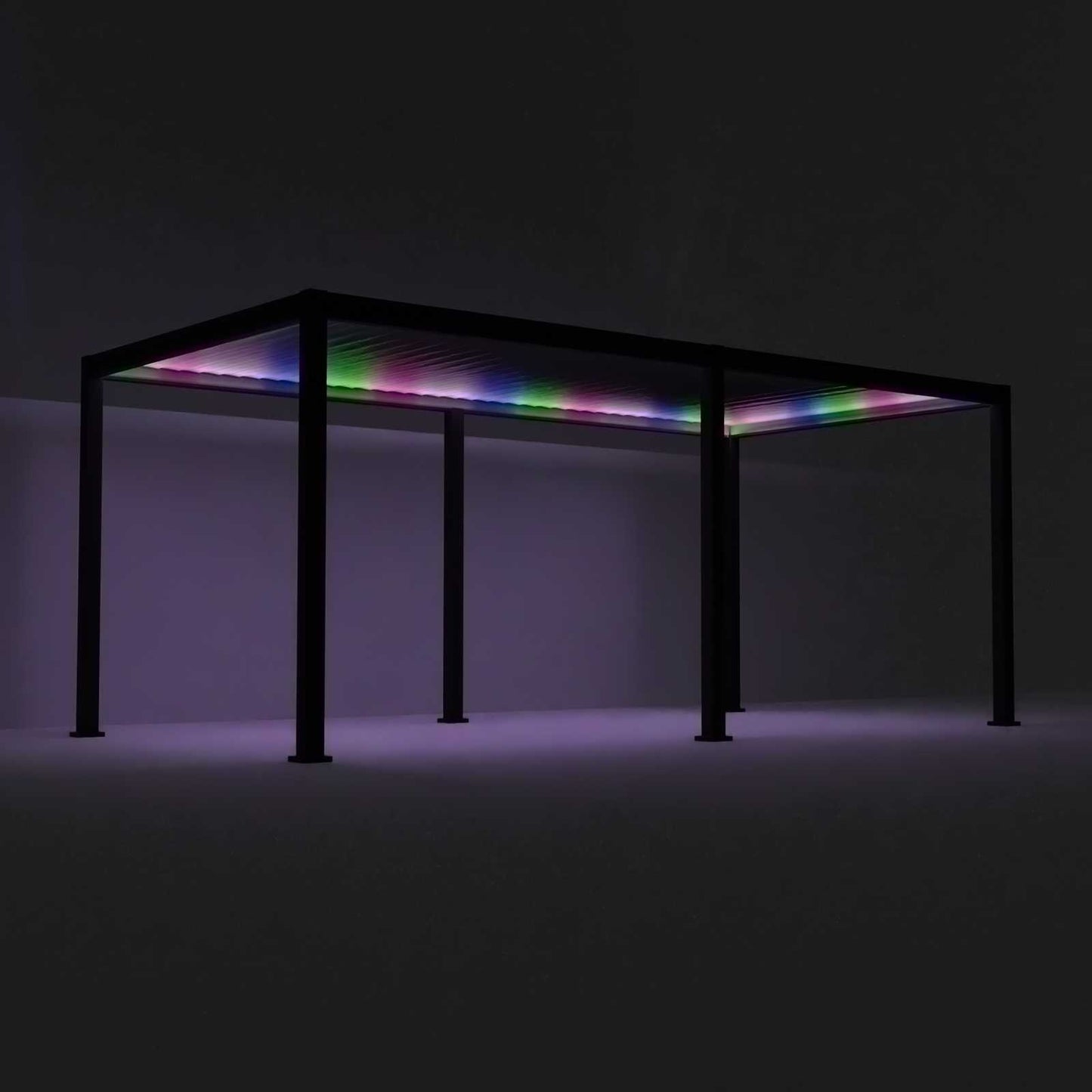 Rectangular LED Pergola