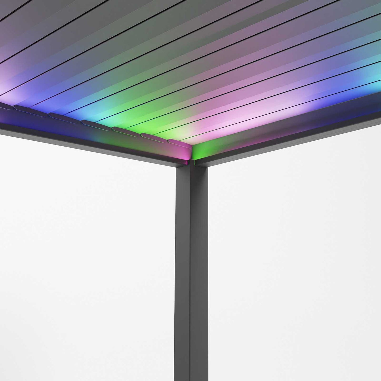 Rectangular LED Pergola