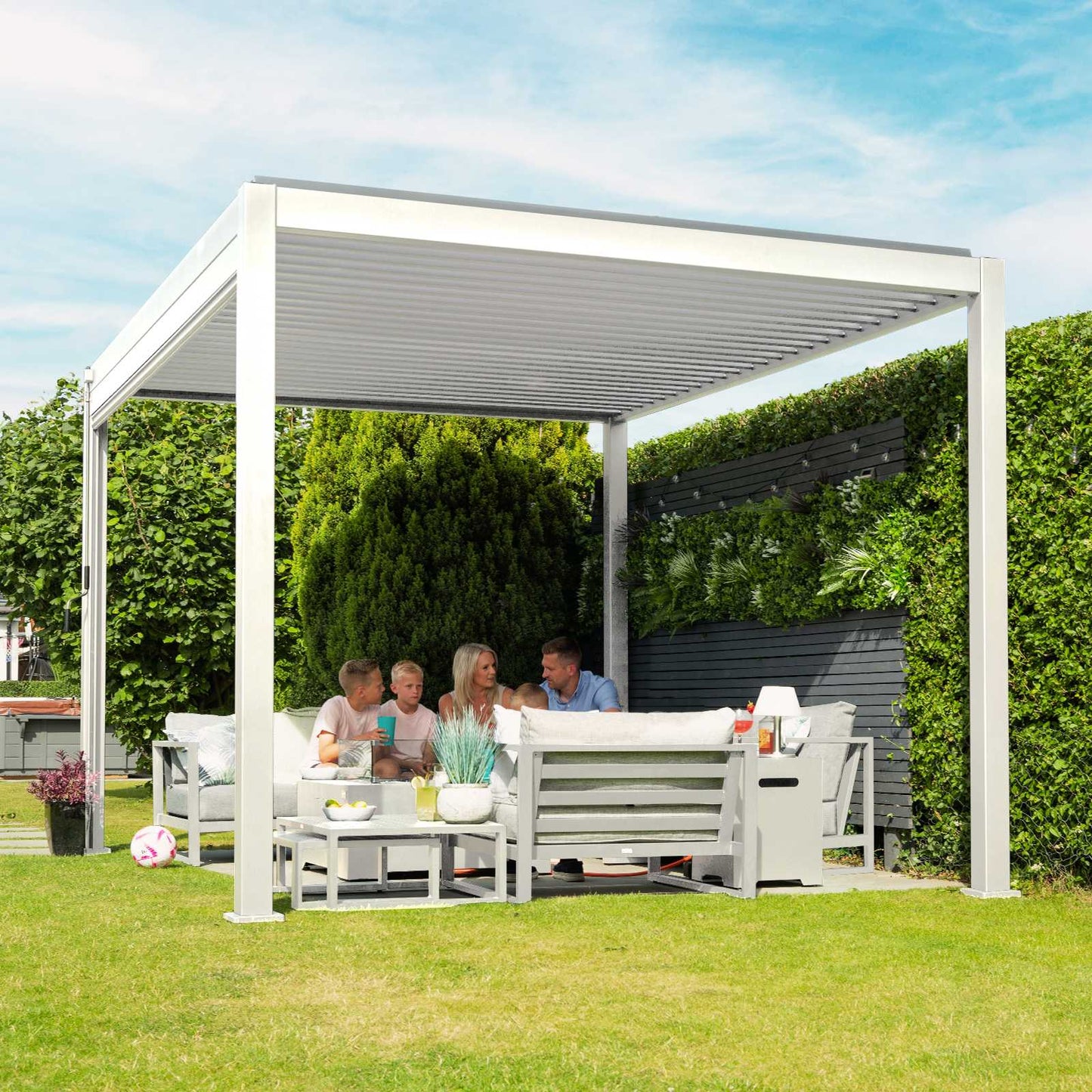 Titan Aluminium Rectangular Pergola