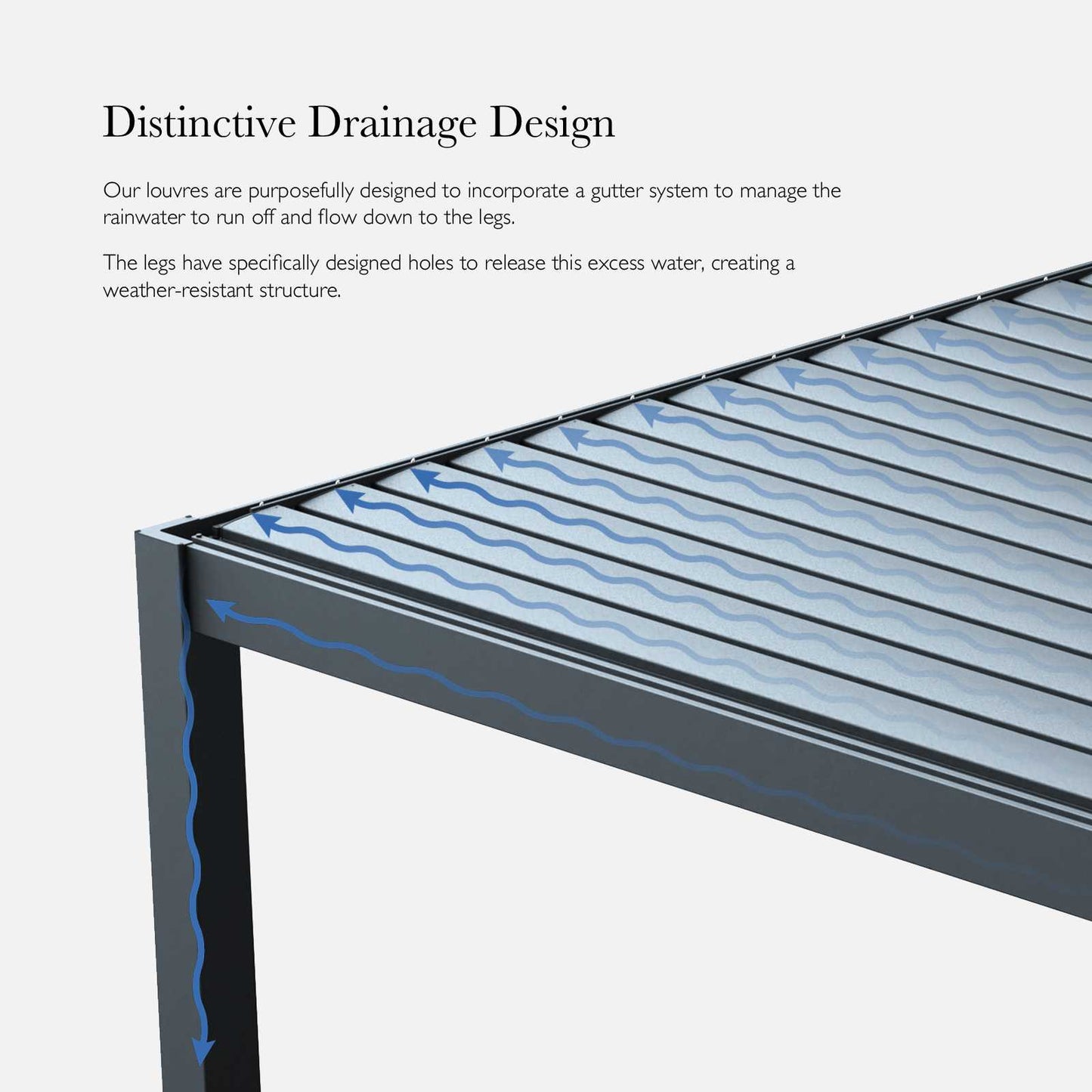 Titan Aluminium Rectangular Pergola