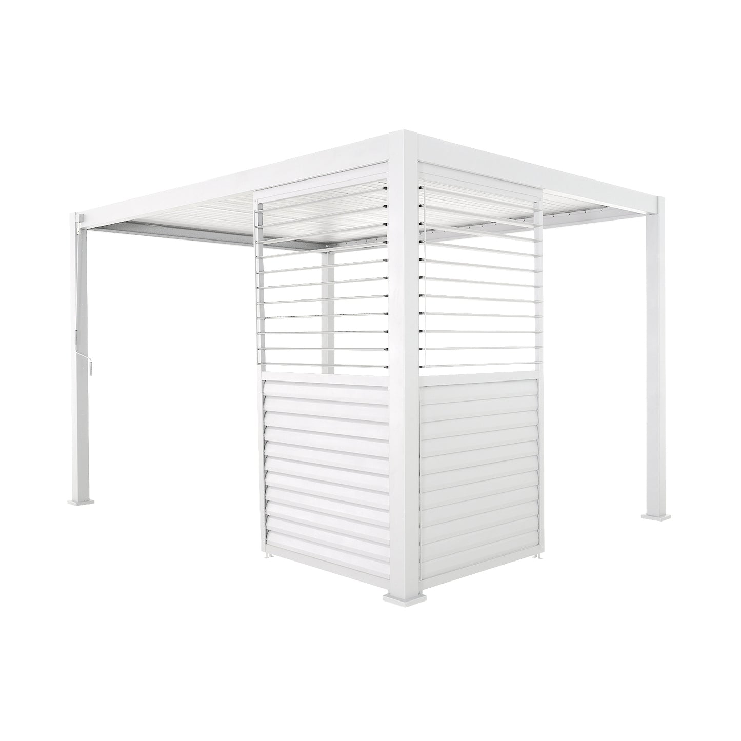 Titan Louvre Side Wall with Fixed/Adjustable Louvres