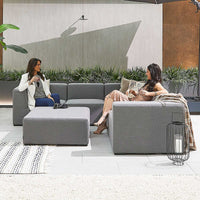 Toft Fabric Corner Sofa with Coffee Table | Footstool