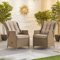 Carolina 6 Seat Dining Set with Firepit
